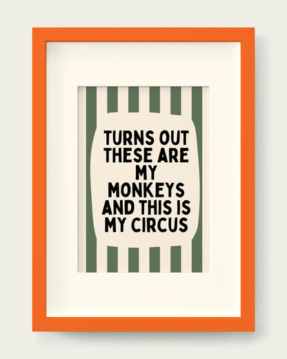 Olive-Green/Orange+mount