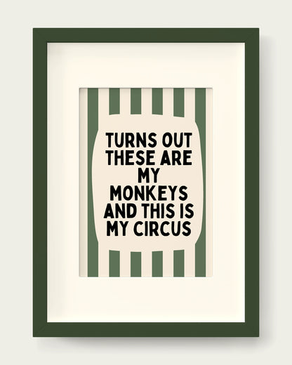 Olive-Green/Dark Green+mount