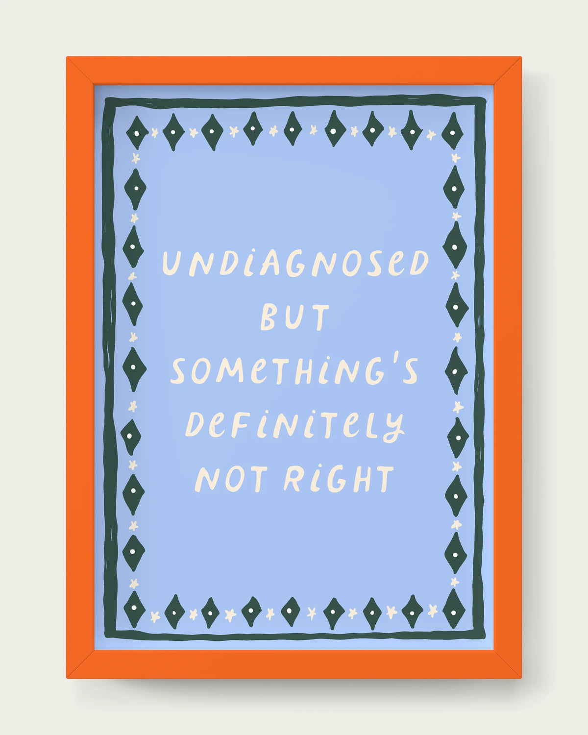 Cornflower/Orange