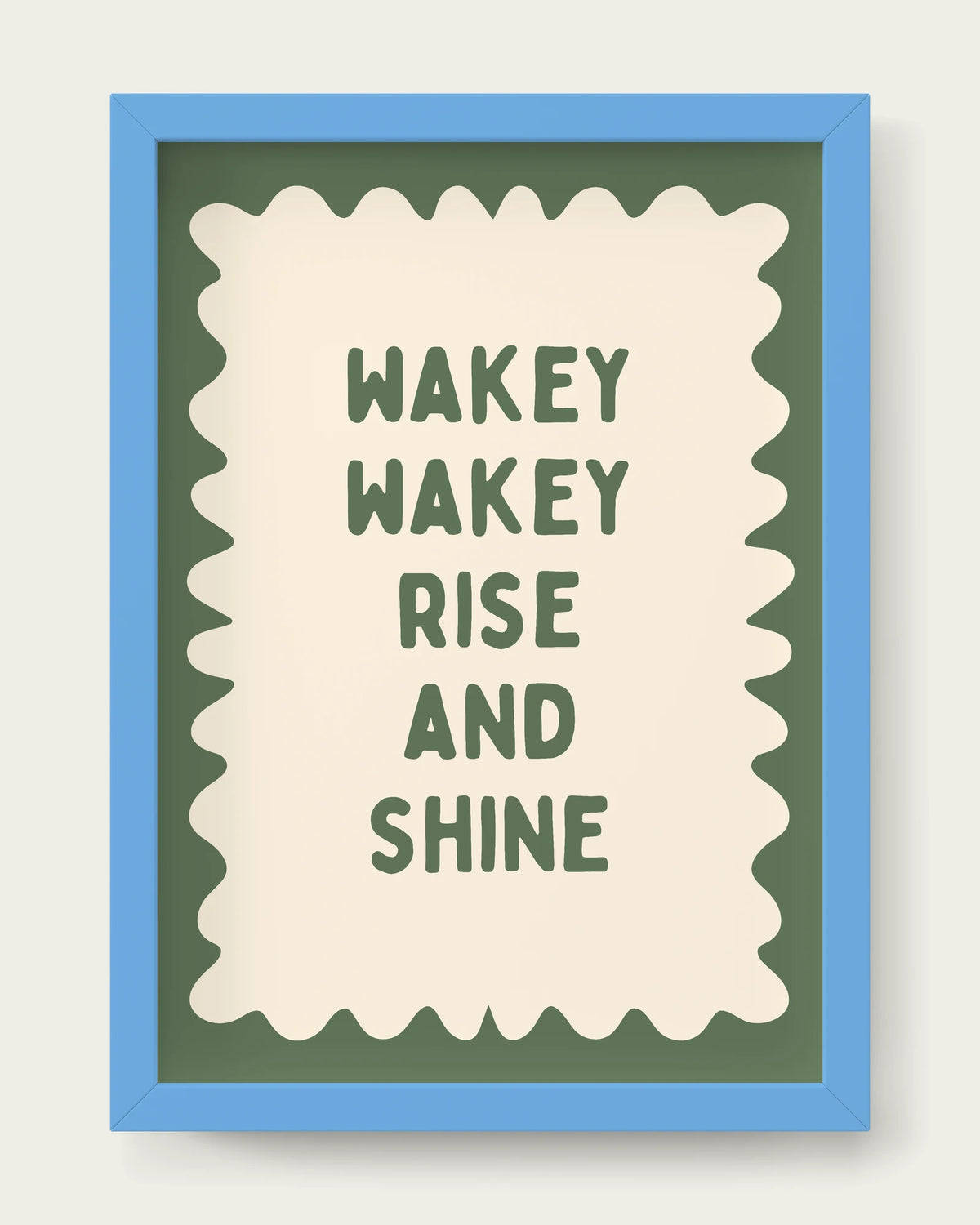 Olive-Green/Sky Blue