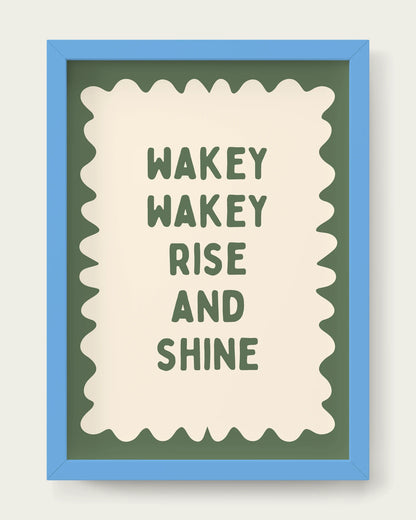 Olive-Green/Sky Blue