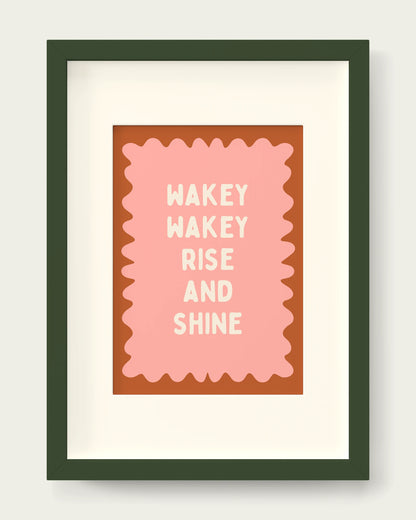 Peach-&-Rust/Dark Green+mount