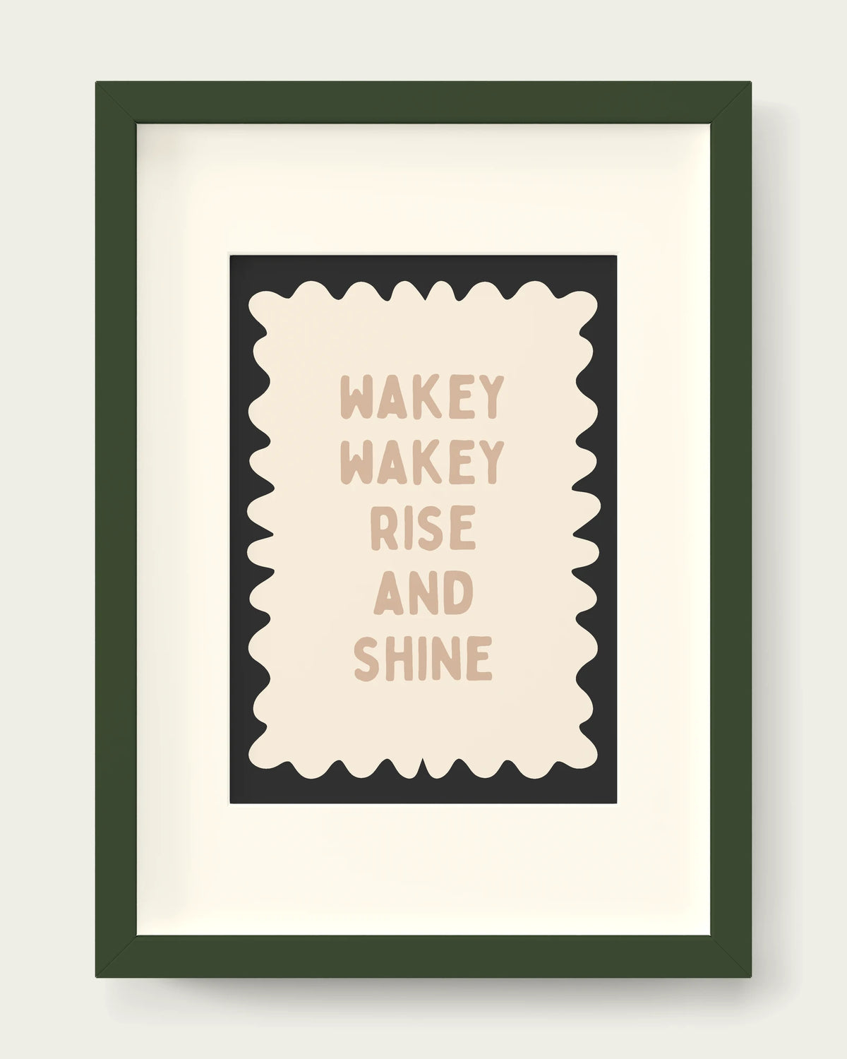 Toast-&-Charcoal/Dark Green+mount