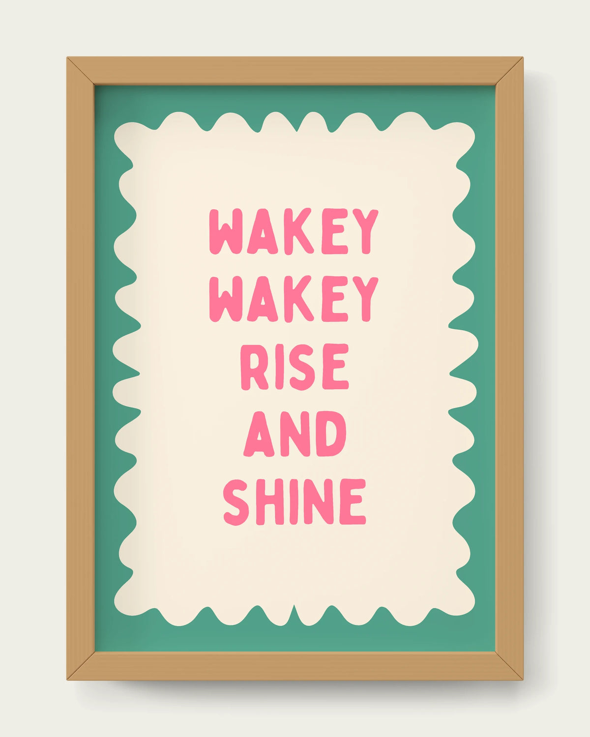 Watermelon-&-Vivid-Teal/Oak