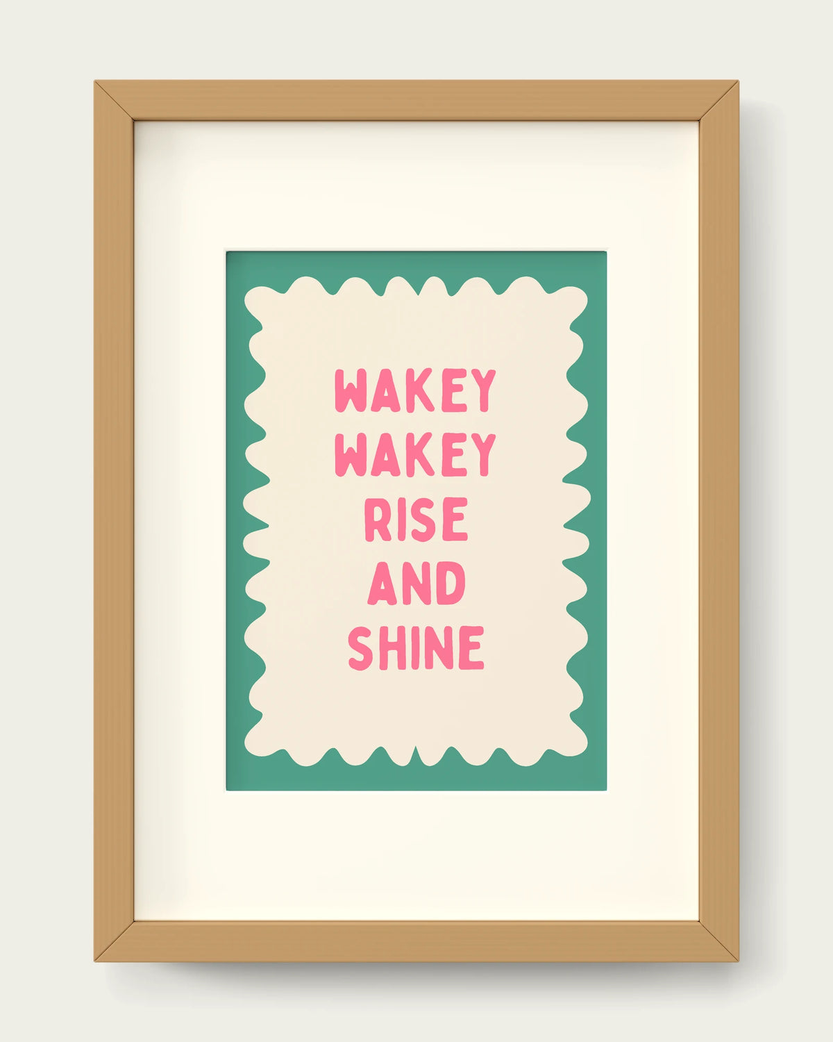 Watermelon-&-Vivid-Teal/Oak+mount
