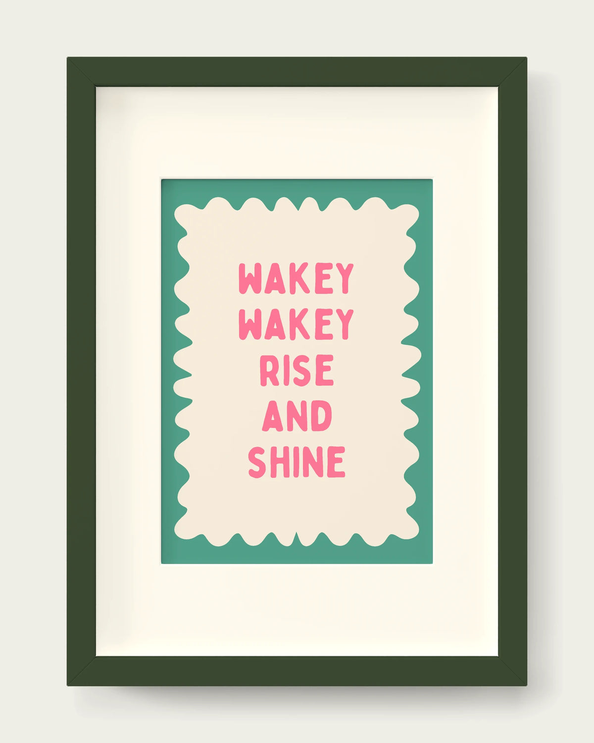 Watermelon-&-Vivid-Teal/Dark Green+mount