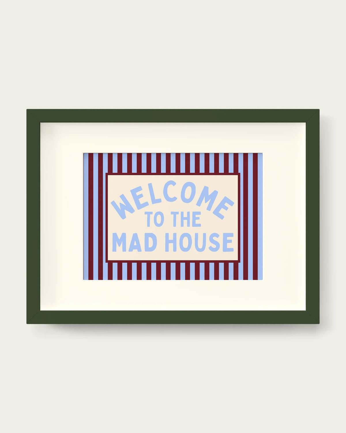 Cornflower-&-Plum/Dark Green+mount
