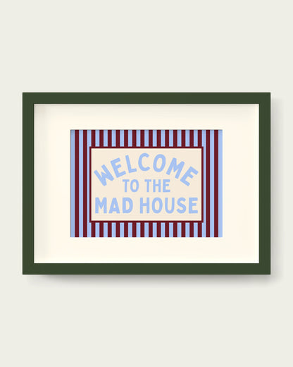 Cornflower-&-Plum/Dark Green+mount