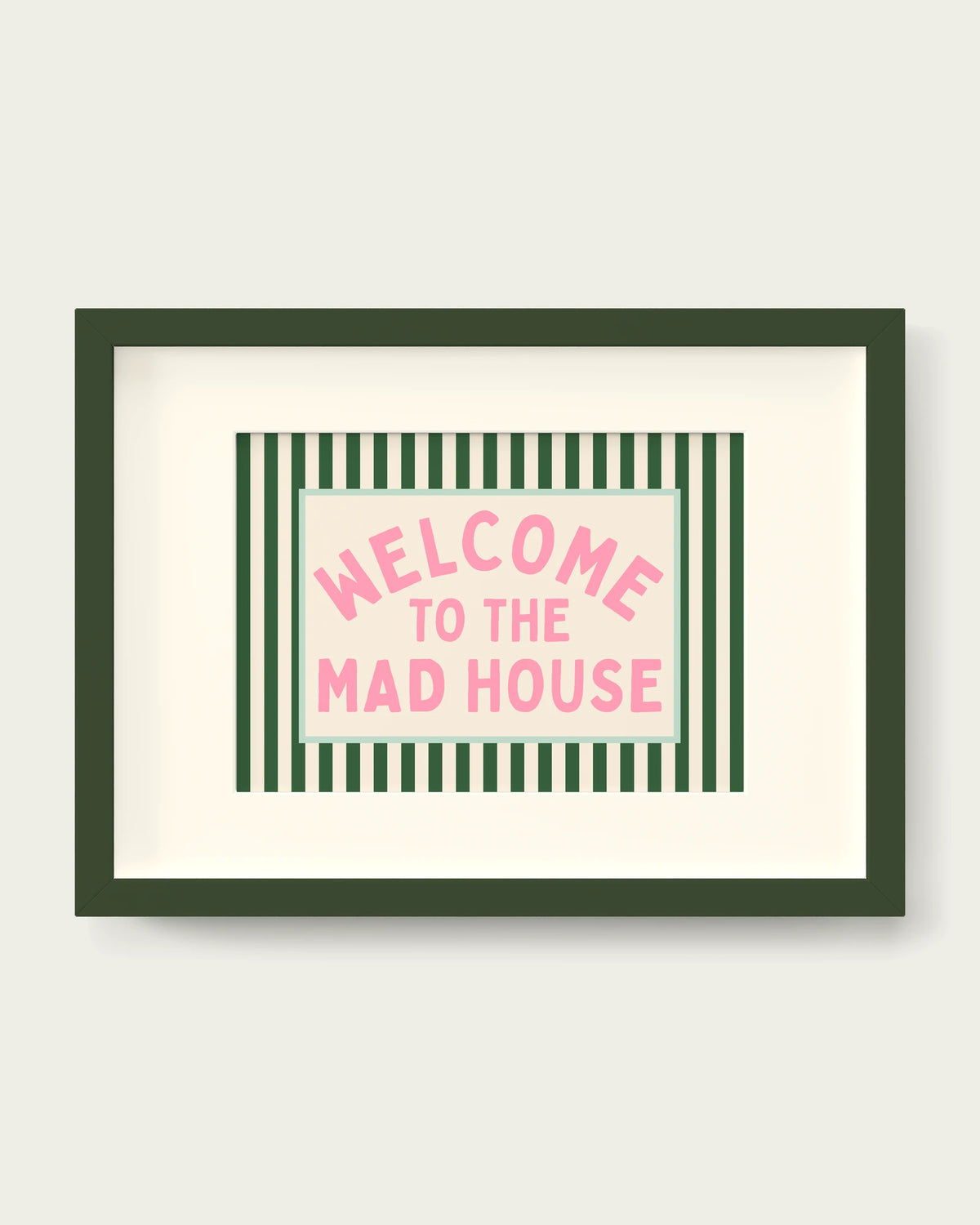 Hunter-Green-&-Blush-Pink/Dark Green+mount