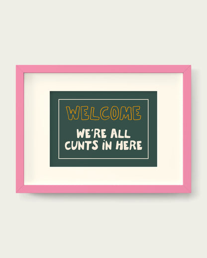 Forest-Green/Pink+mount