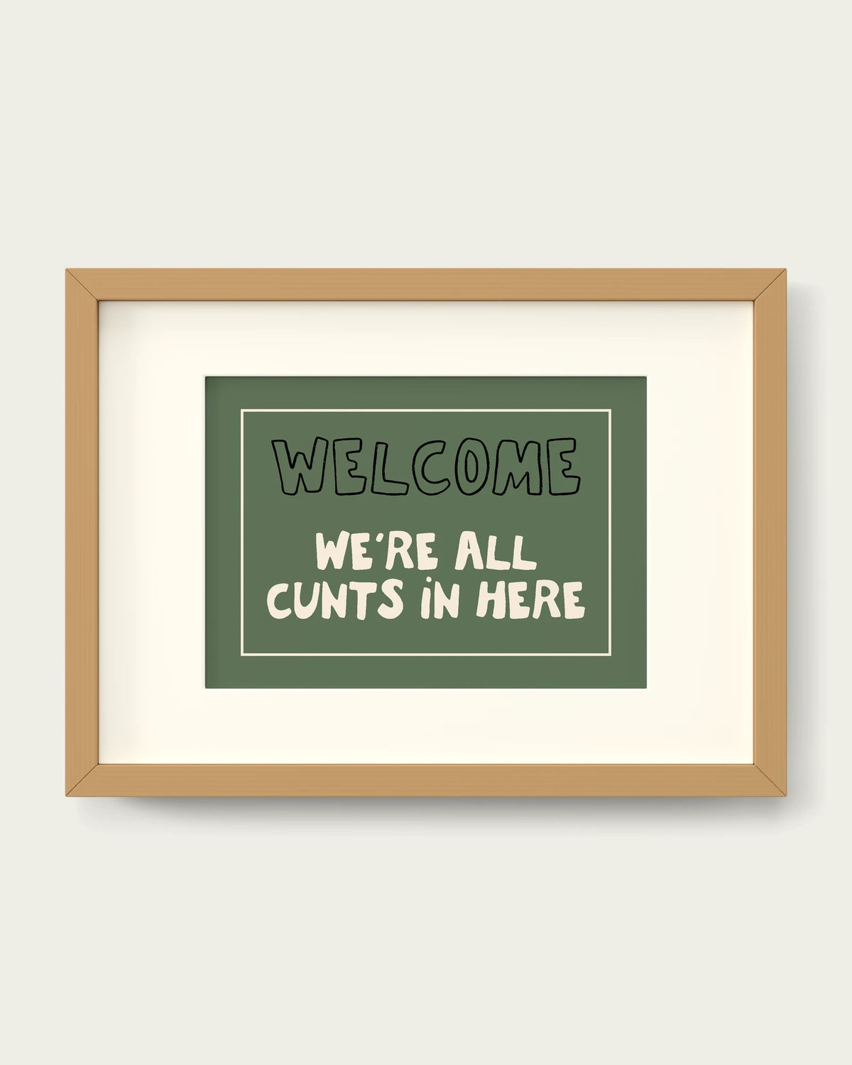 Olive-Green/Oak+mount