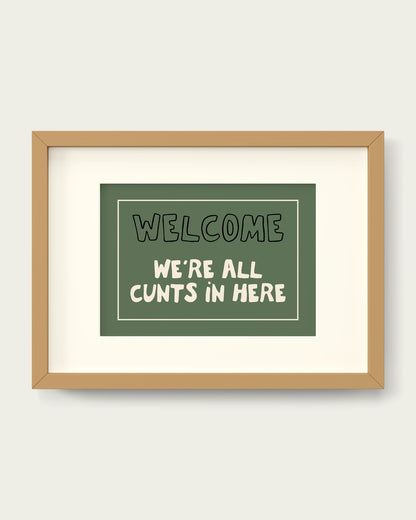 Olive-Green/Oak+mount