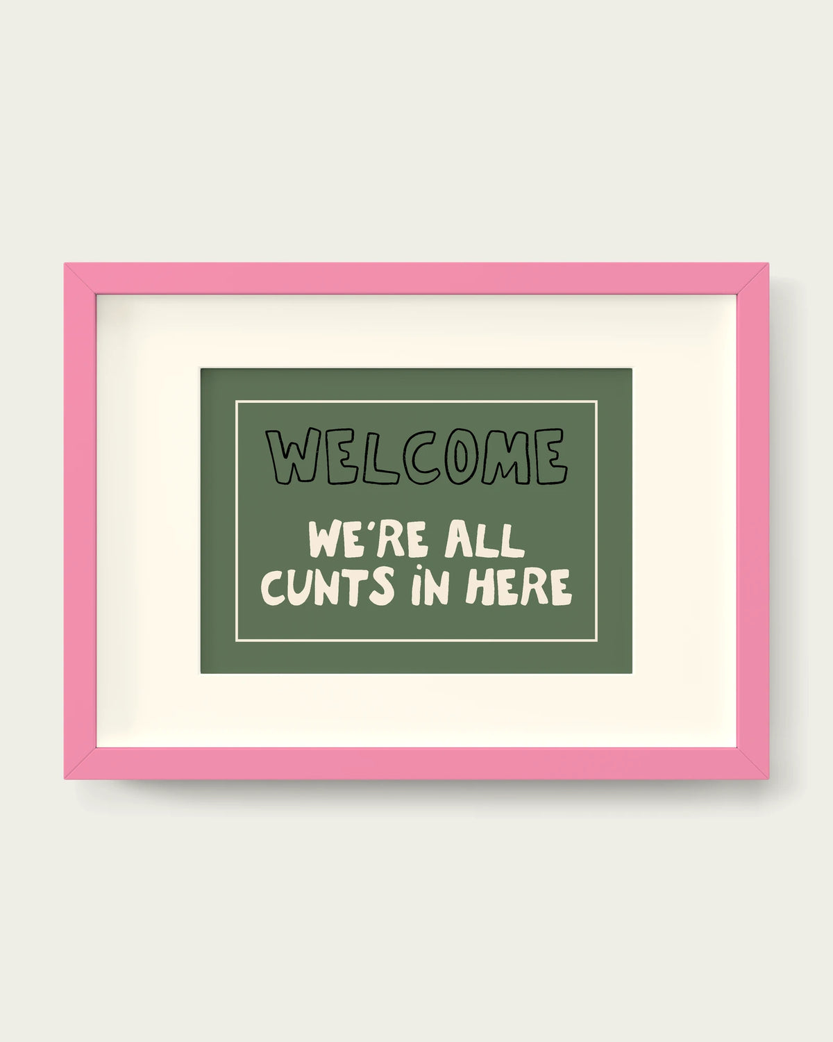 Olive-Green/Pink+mount