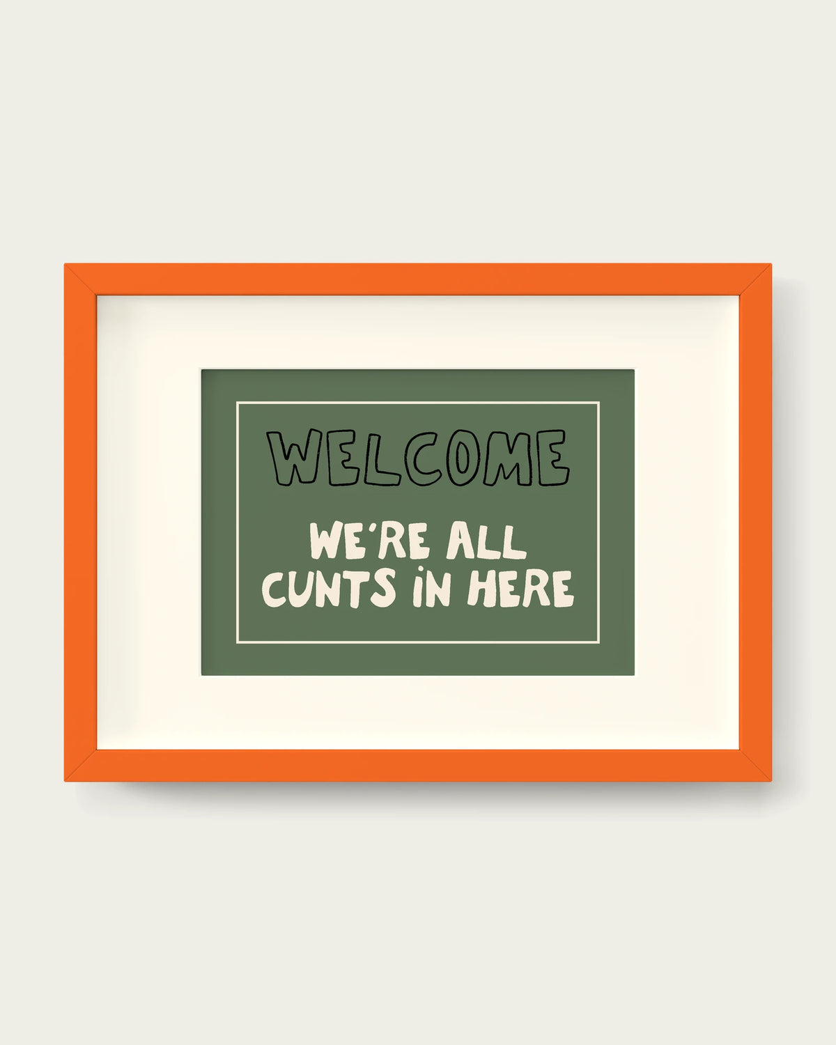 Olive-Green/Orange+mount