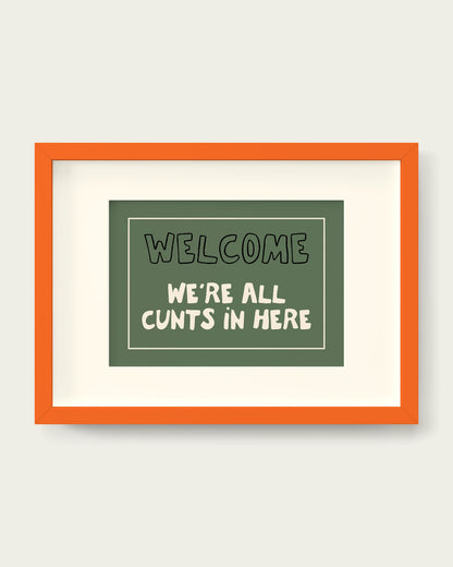 Olive-Green/Orange+mount