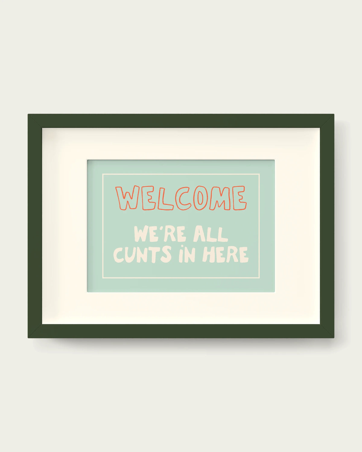 Peppermint/Dark Green+mount