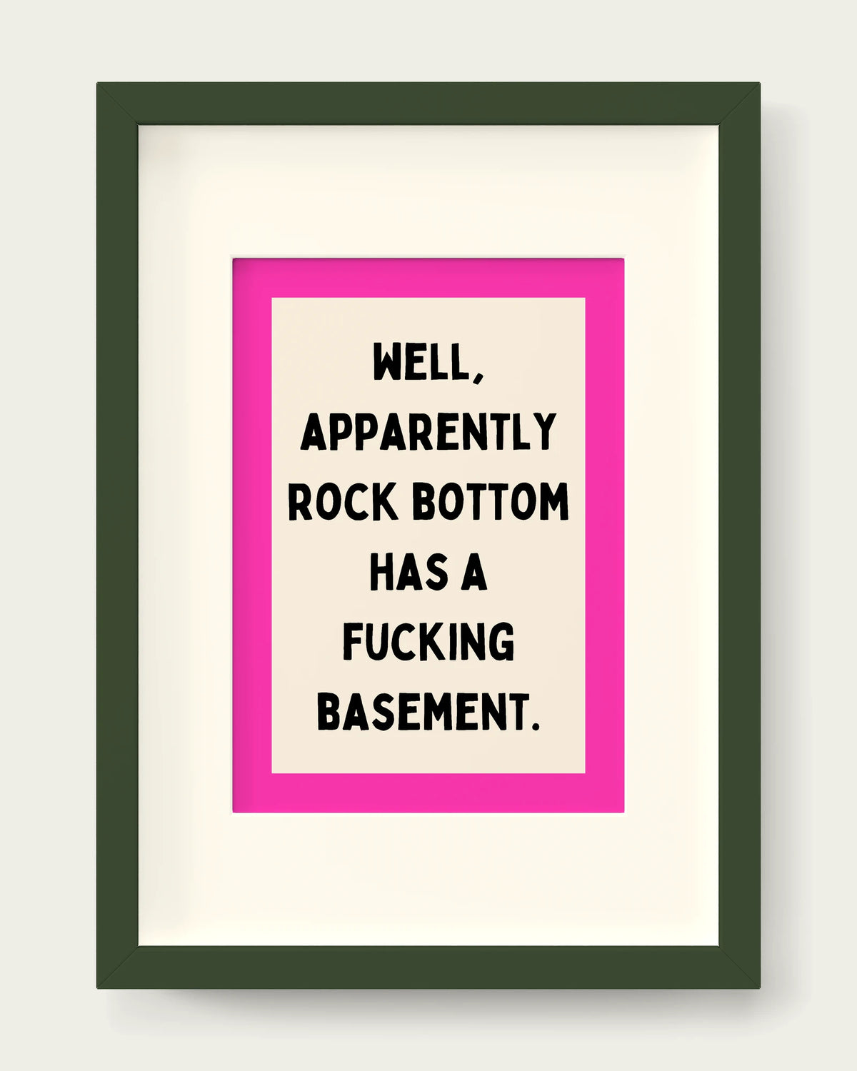 Hot-Pink/Dark Green+mount