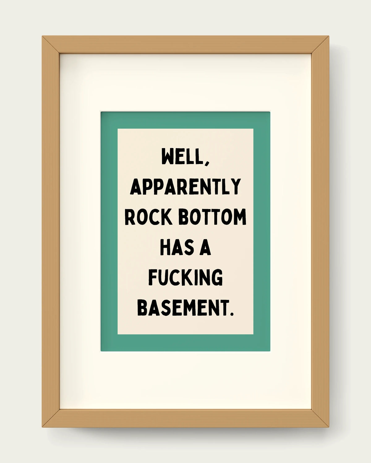Vivid-Teal/Oak+mount