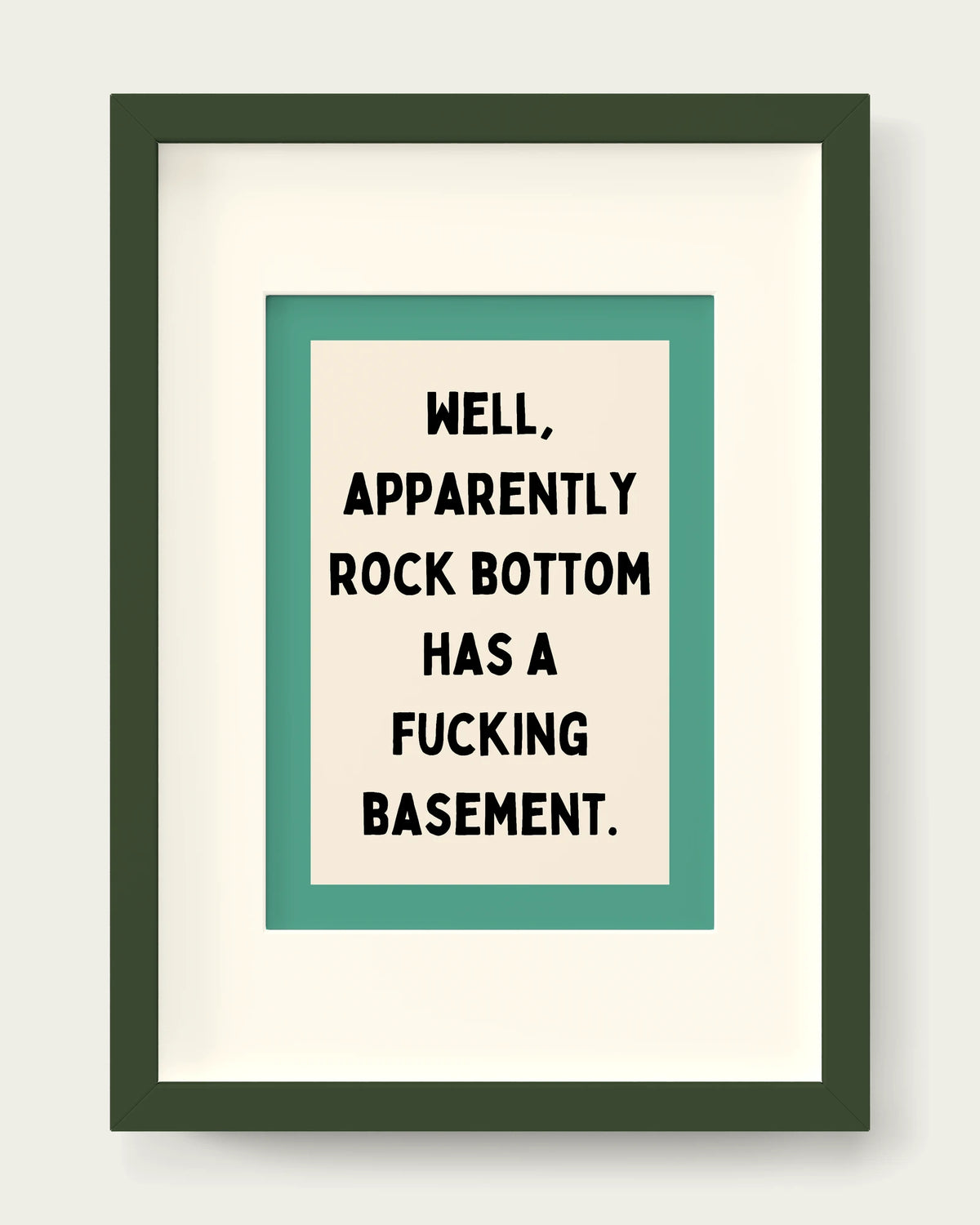 Vivid-Teal/Dark Green+mount