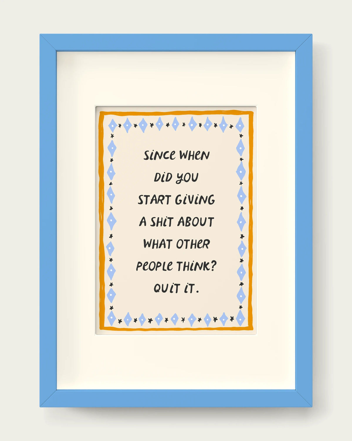 Mustard/Sky Blue+mount