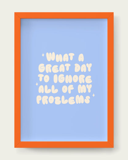 Cornflower/Orange