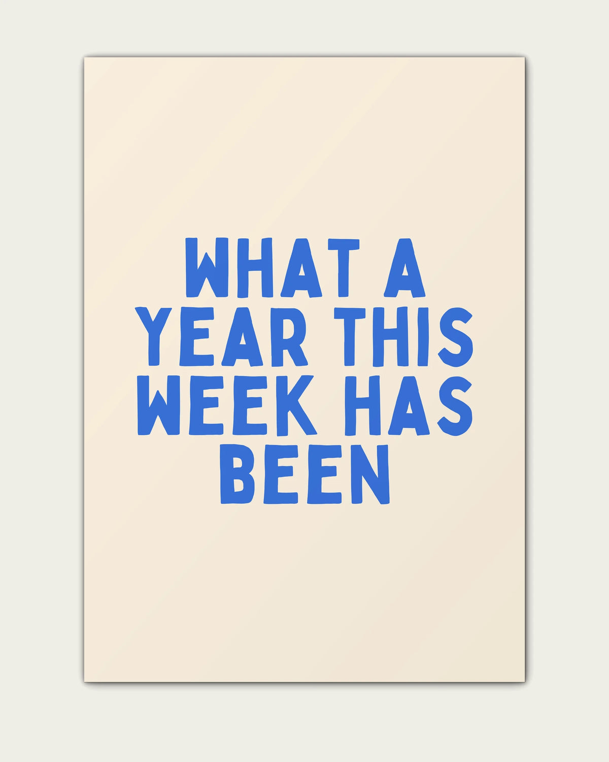 True-Blue/Unframed
