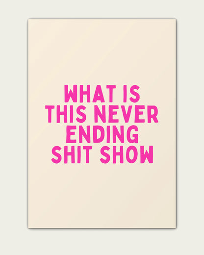 Hot-Pink/Unframed