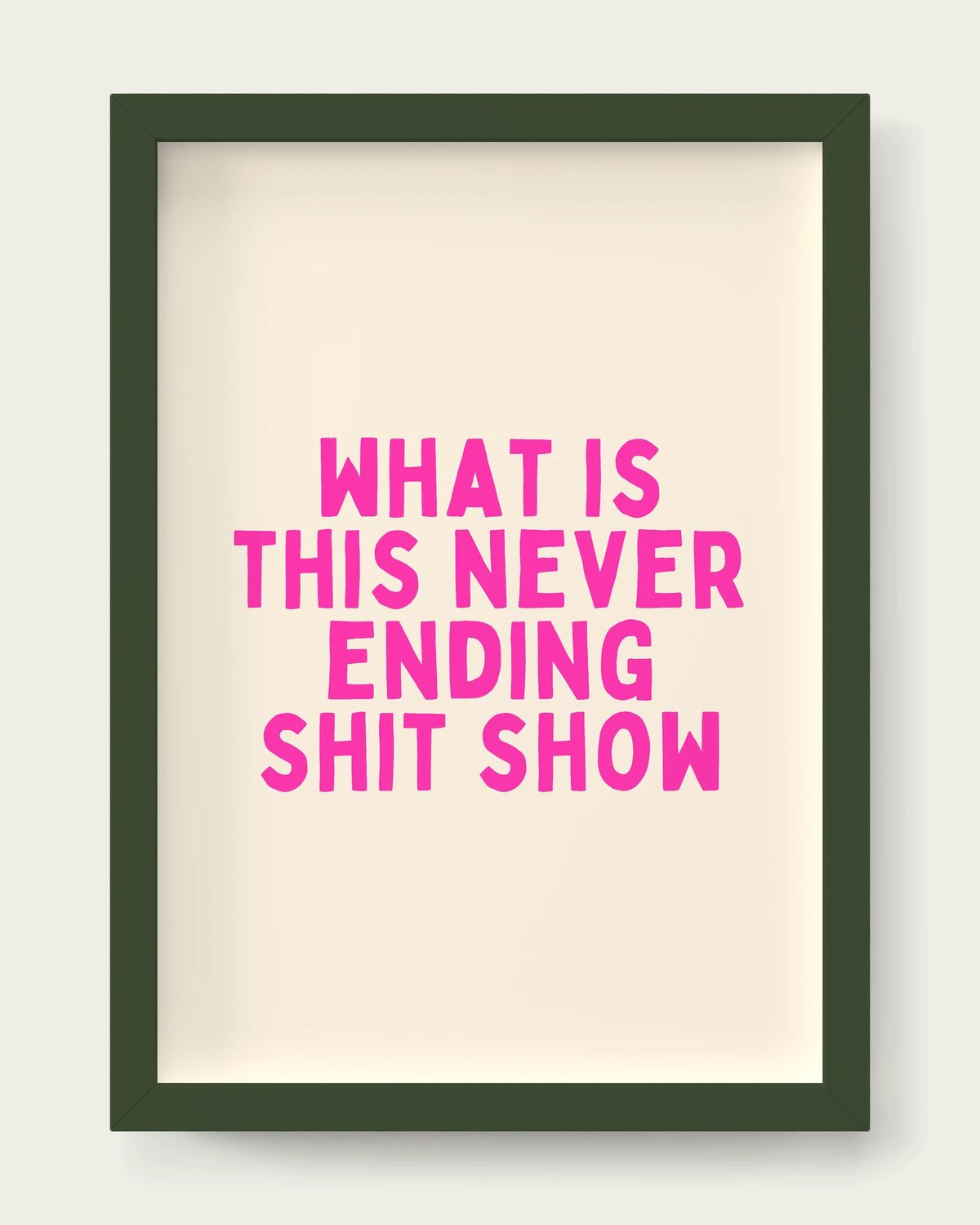Hot-Pink/Dark Green