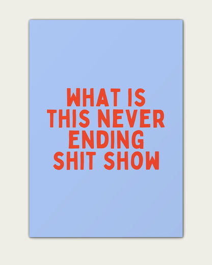 Lobster-&-Cornflower/Unframed