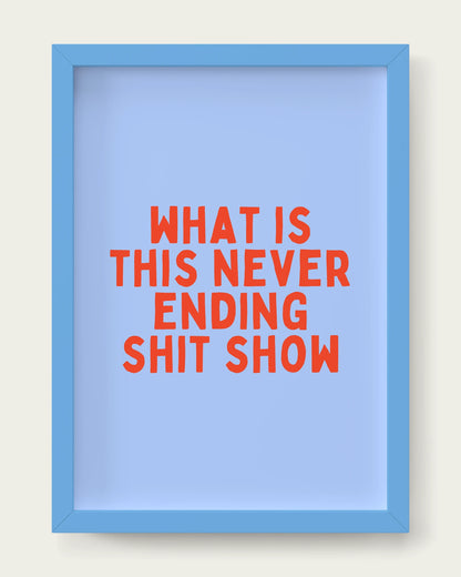Lobster-&-Cornflower/Sky Blue