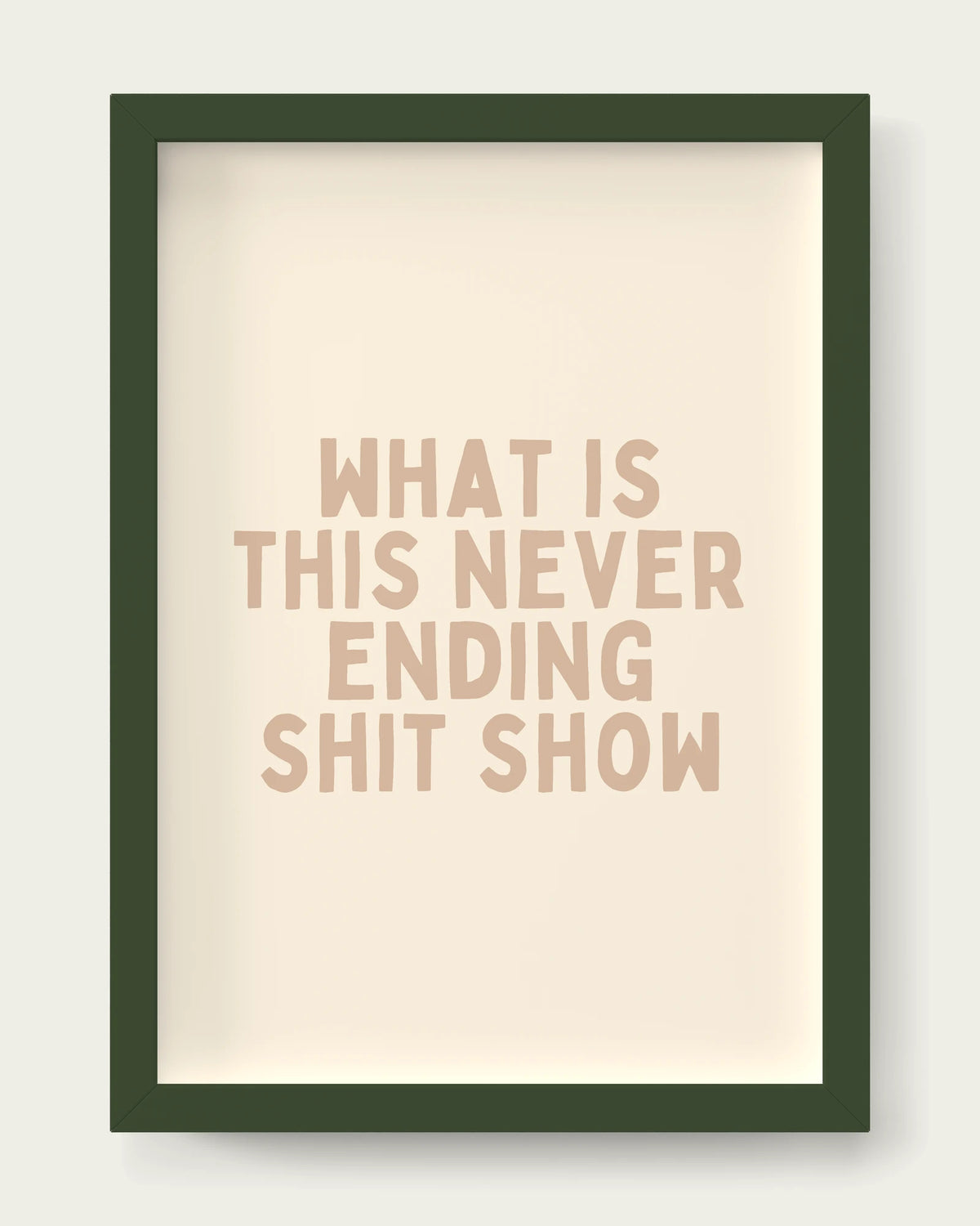 Toast/Dark Green