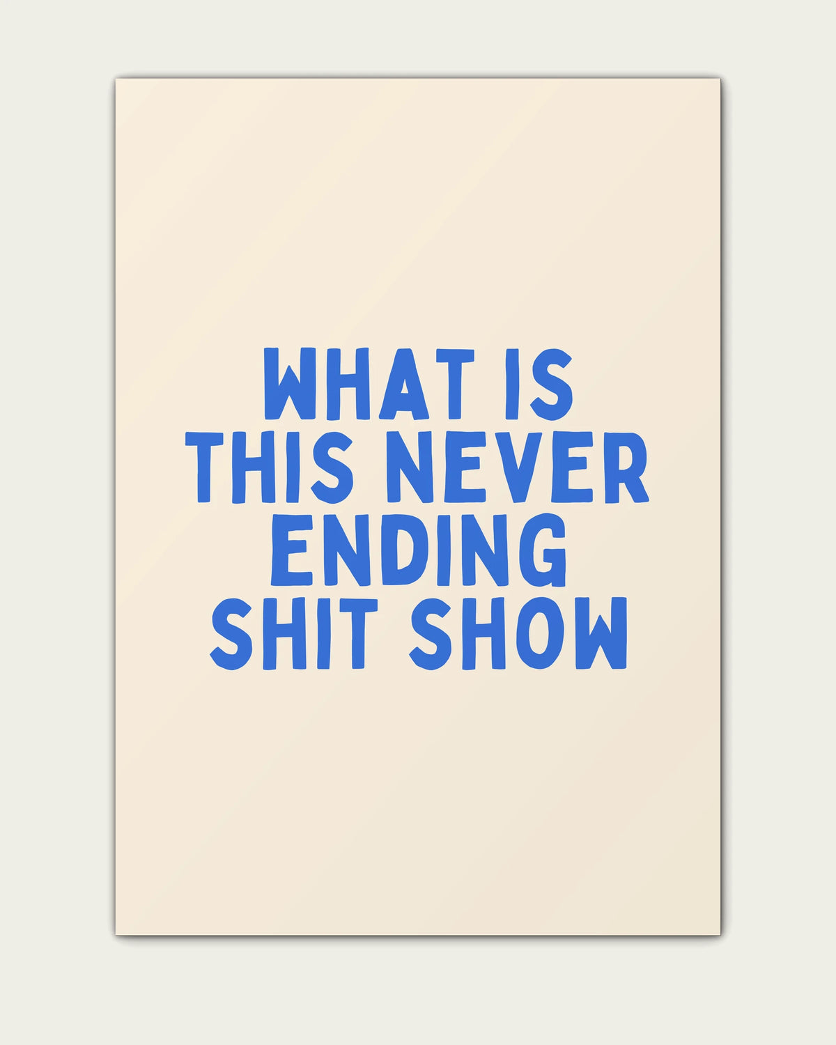 True-Blue/Unframed