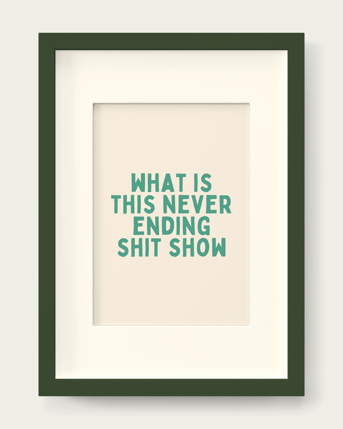 Vivid-Teal/Dark Green+mount
