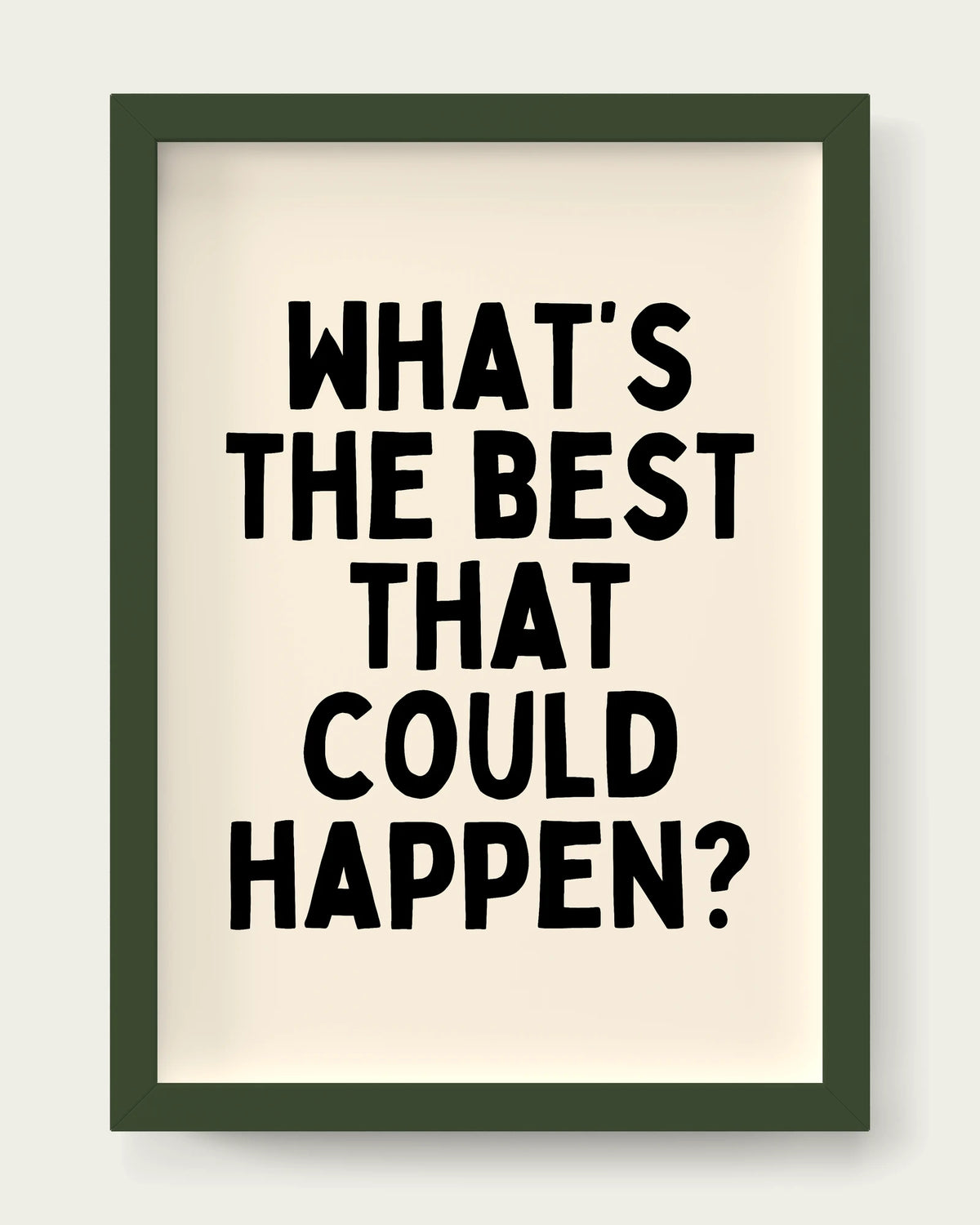 Black-&-Cream/Dark Green
