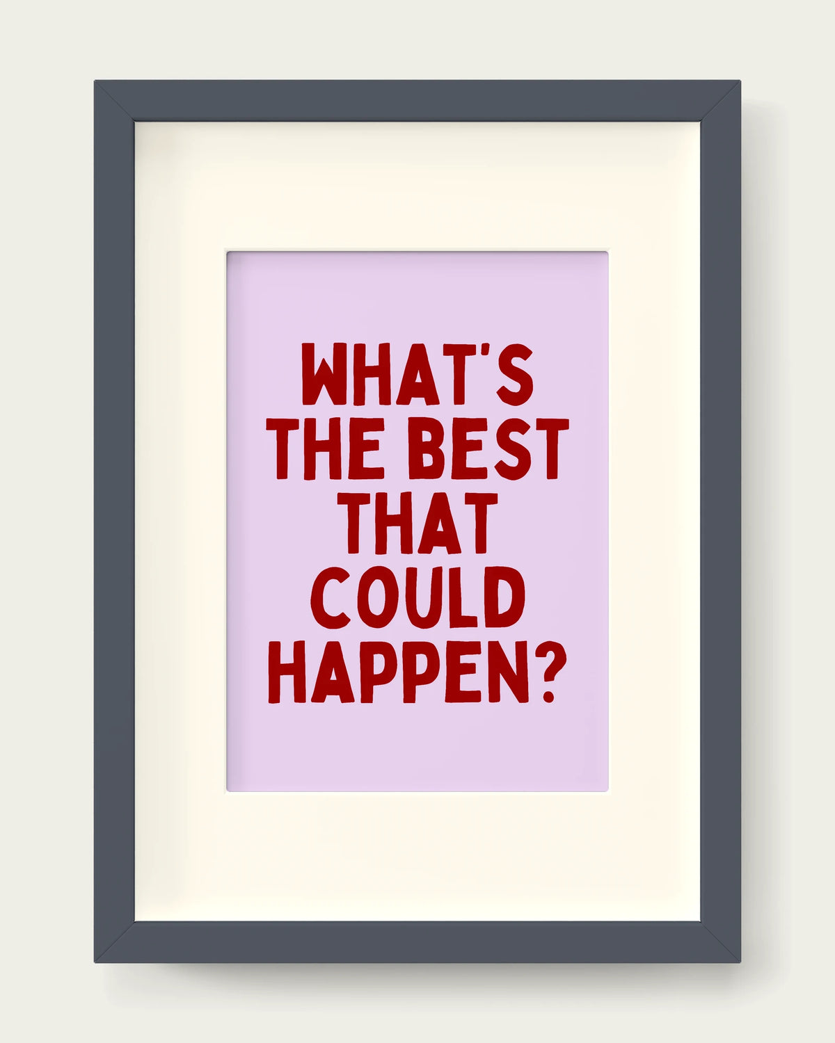Cherry-&-Lilac/Dark Grey+mount