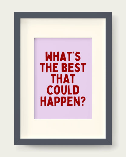 Cherry-&-Lilac/Dark Grey+mount