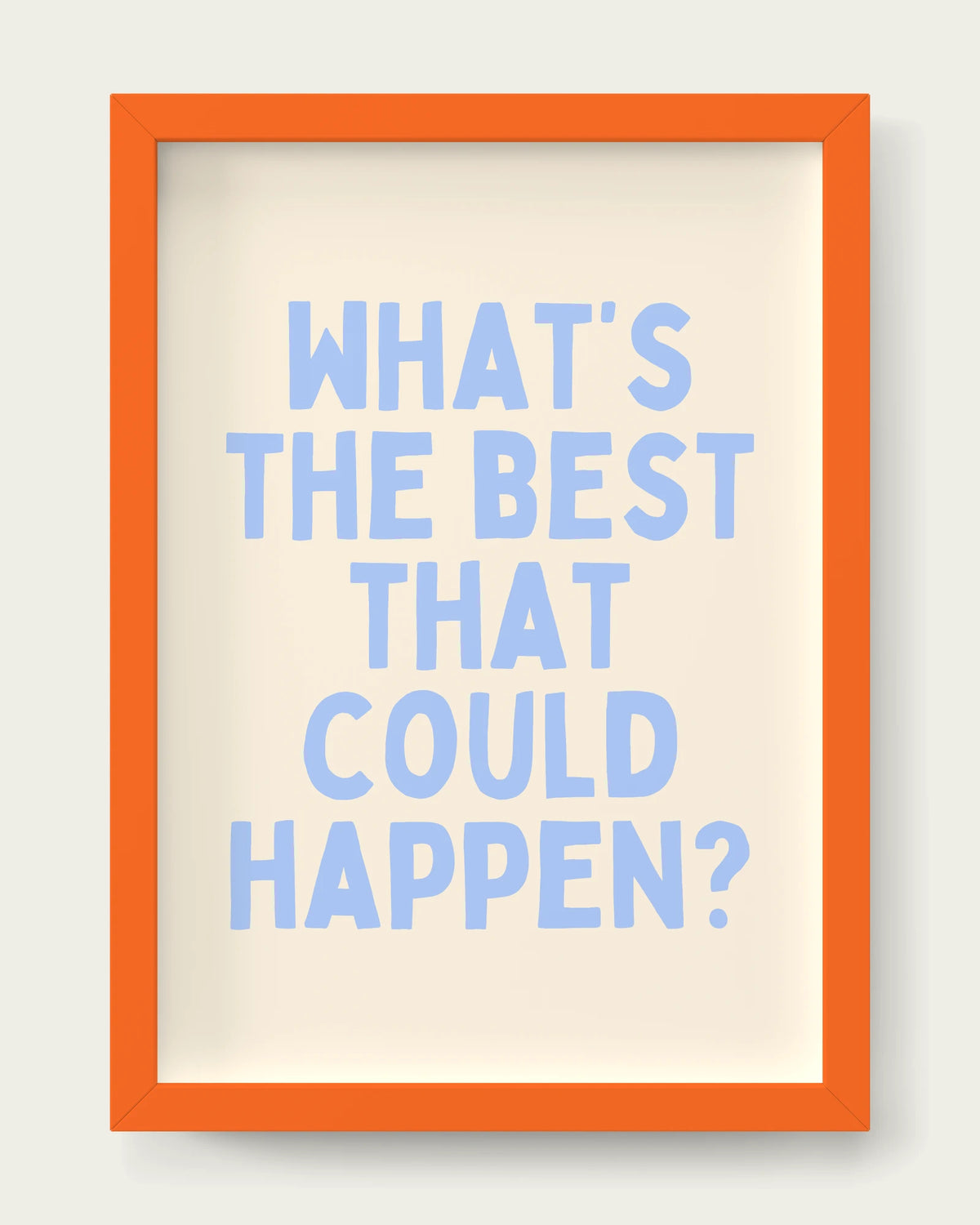 Cornflower/Orange
