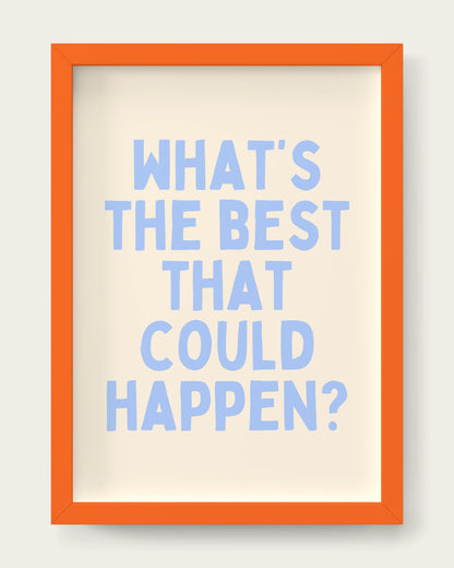 Cornflower/Orange