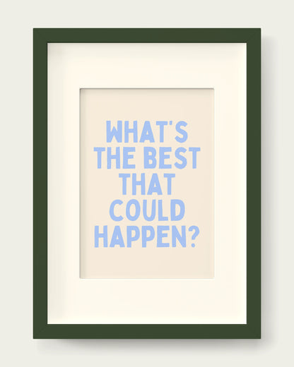 Cornflower/Dark Green+mount