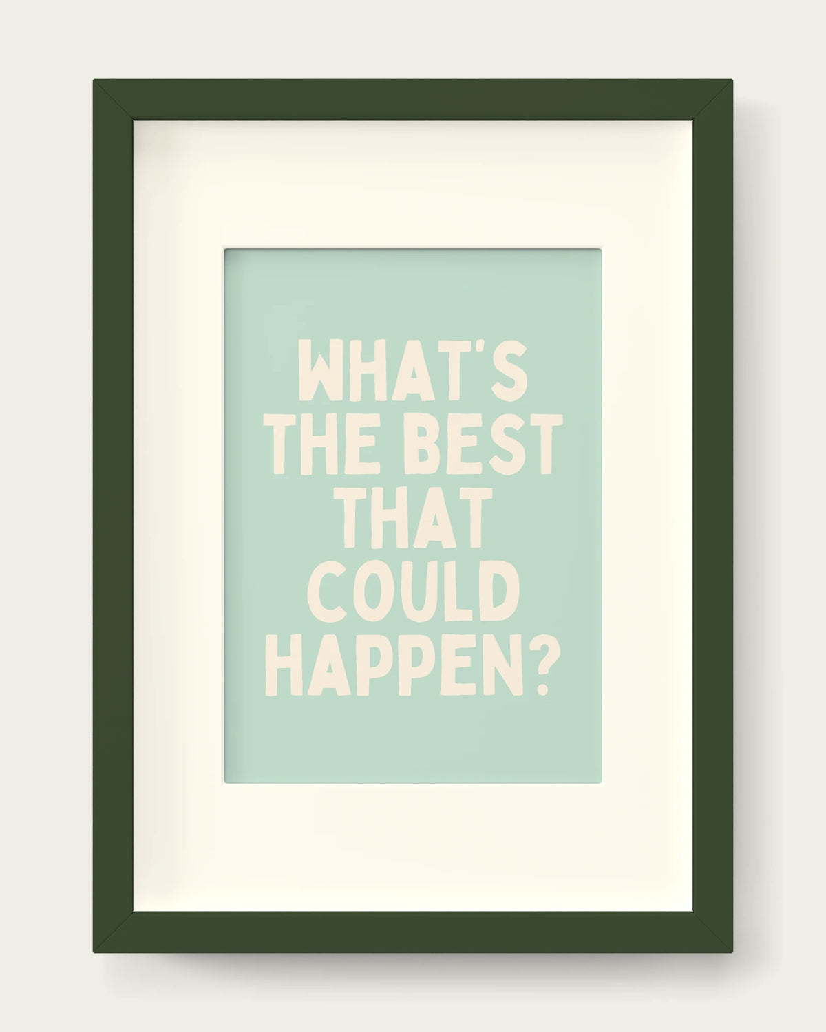 Peppermint/Dark Green+mount