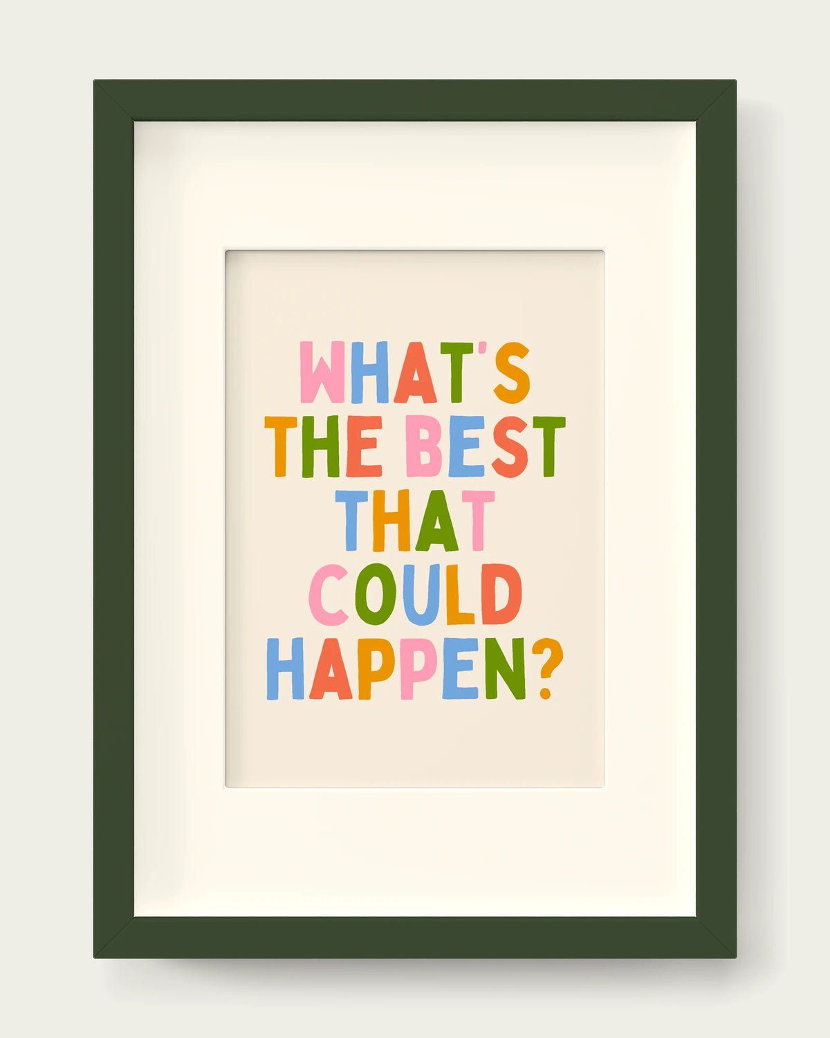 Rainbow/Dark Green+mount