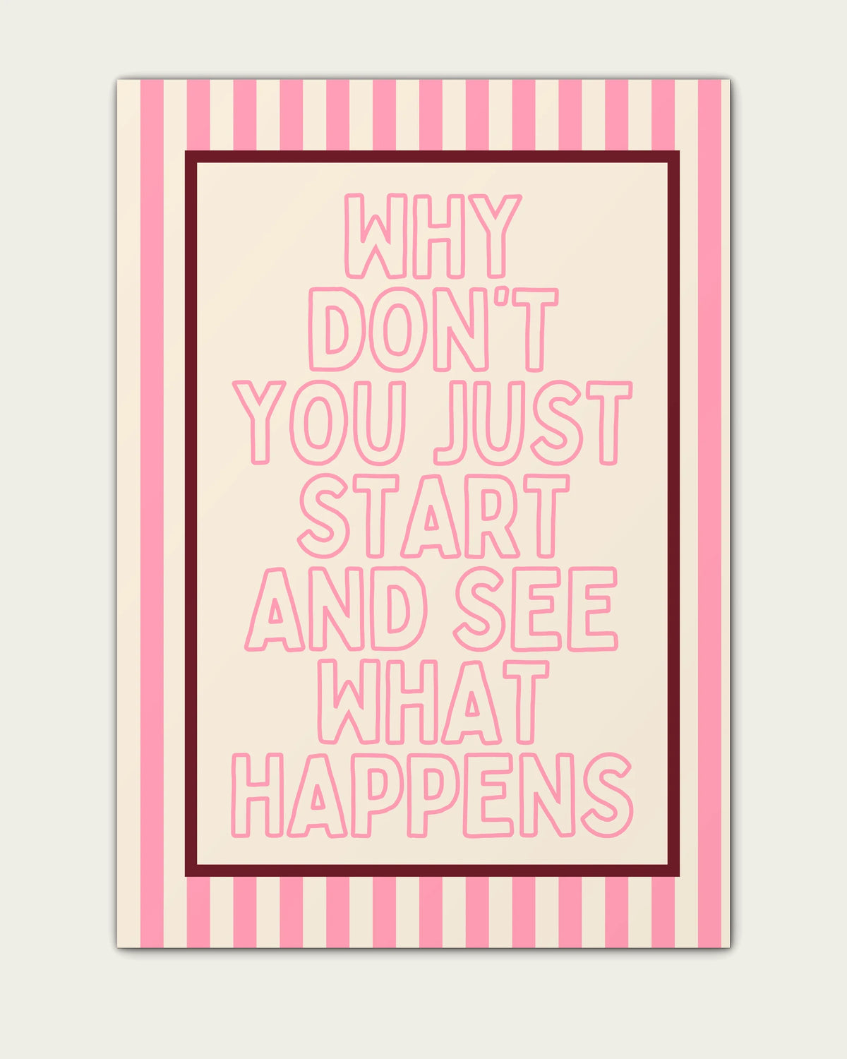 Blush-Pink/Unframed