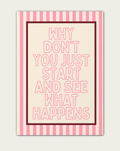 Blush-Pink/Unframed