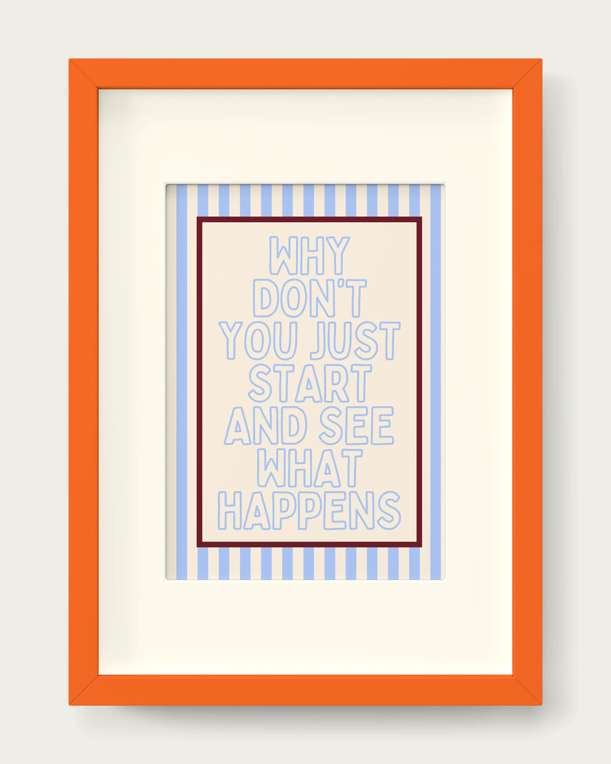 Cornflower/Orange+mount