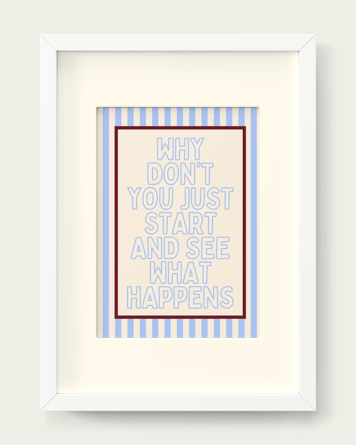 Cornflower/White+mount