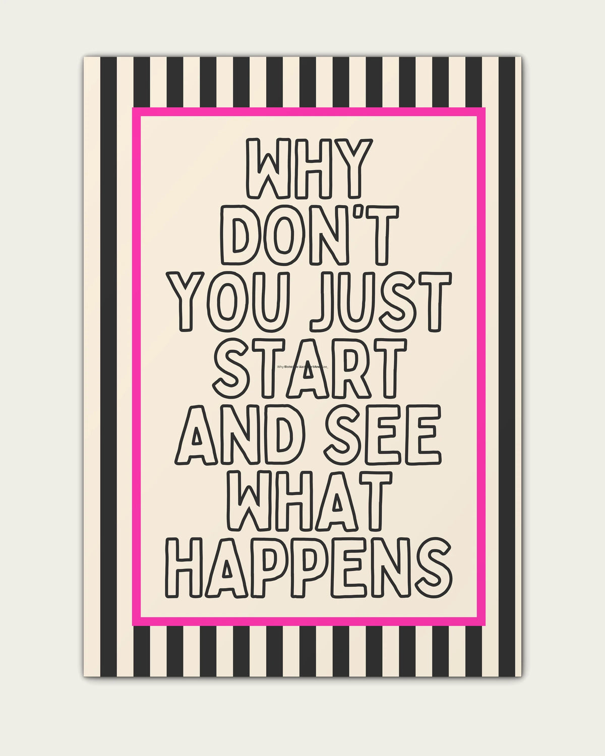 Hot-Pink/Unframed