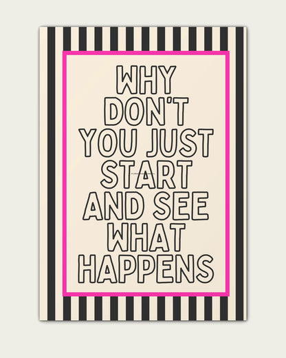 Hot-Pink/Unframed