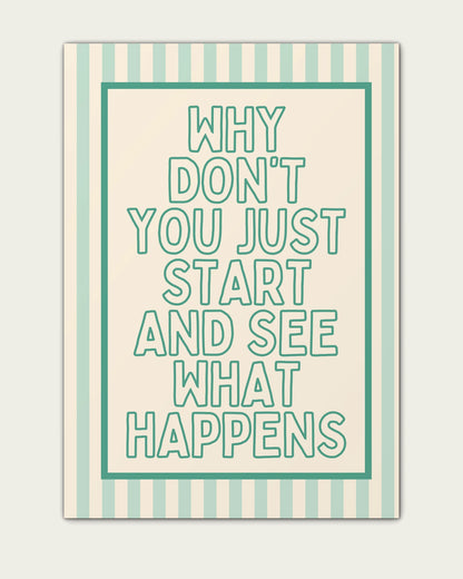 Peppermint/Unframed