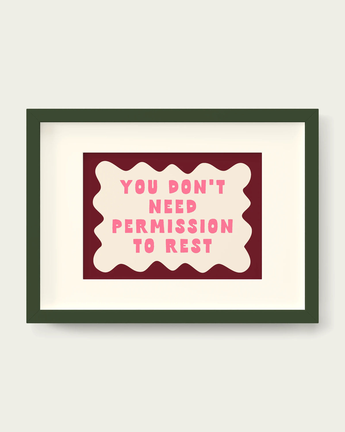 Blush-Pink-&-Plum/Dark Green+mount