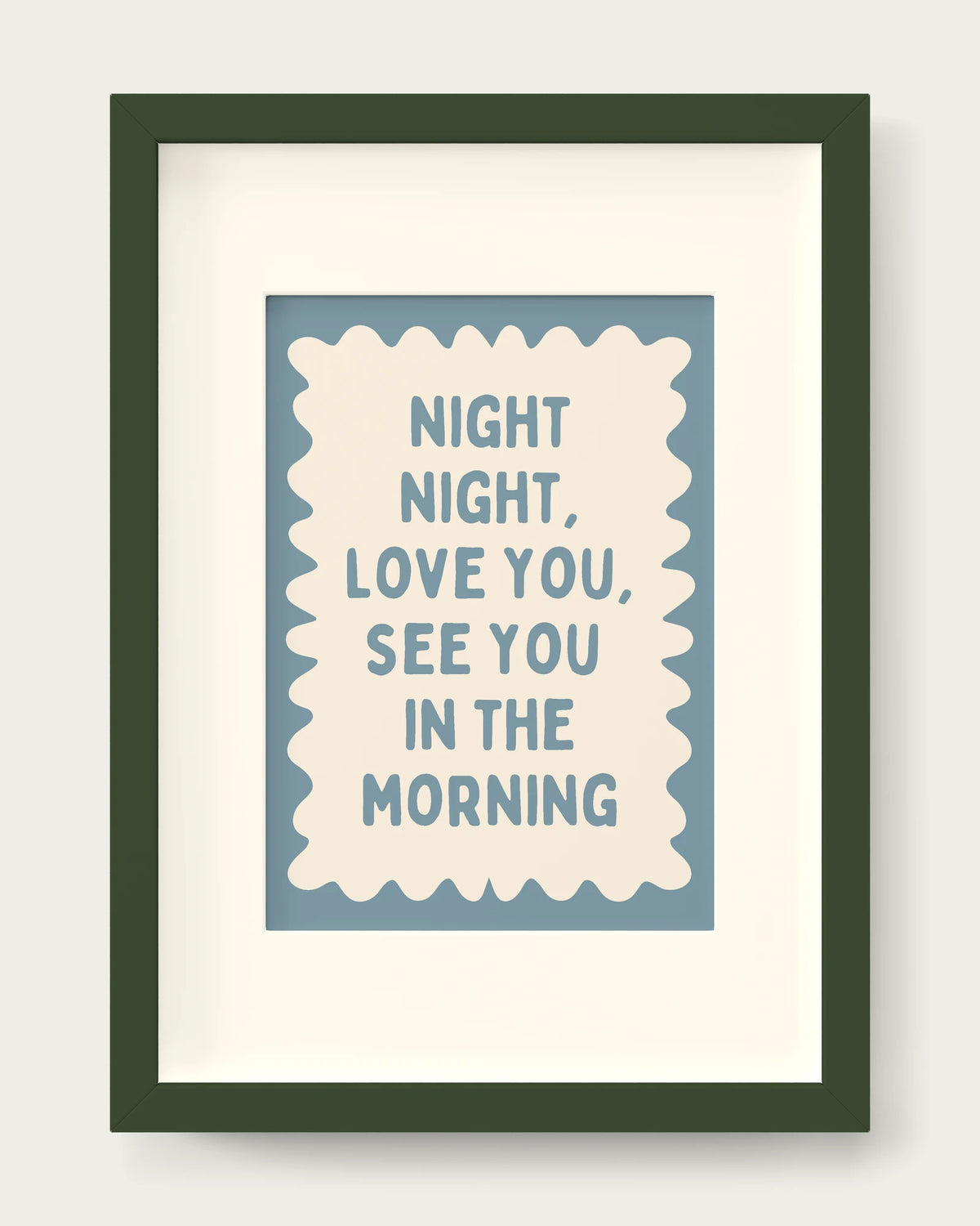 Dusty-Blue/Dark Green+mount